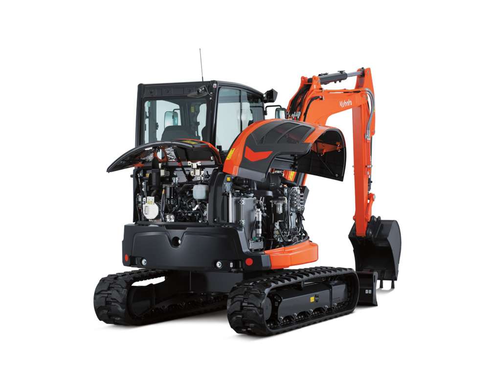 Minibager Kubota U56-5 5,5 t na prenájom v požičovni Rentylios